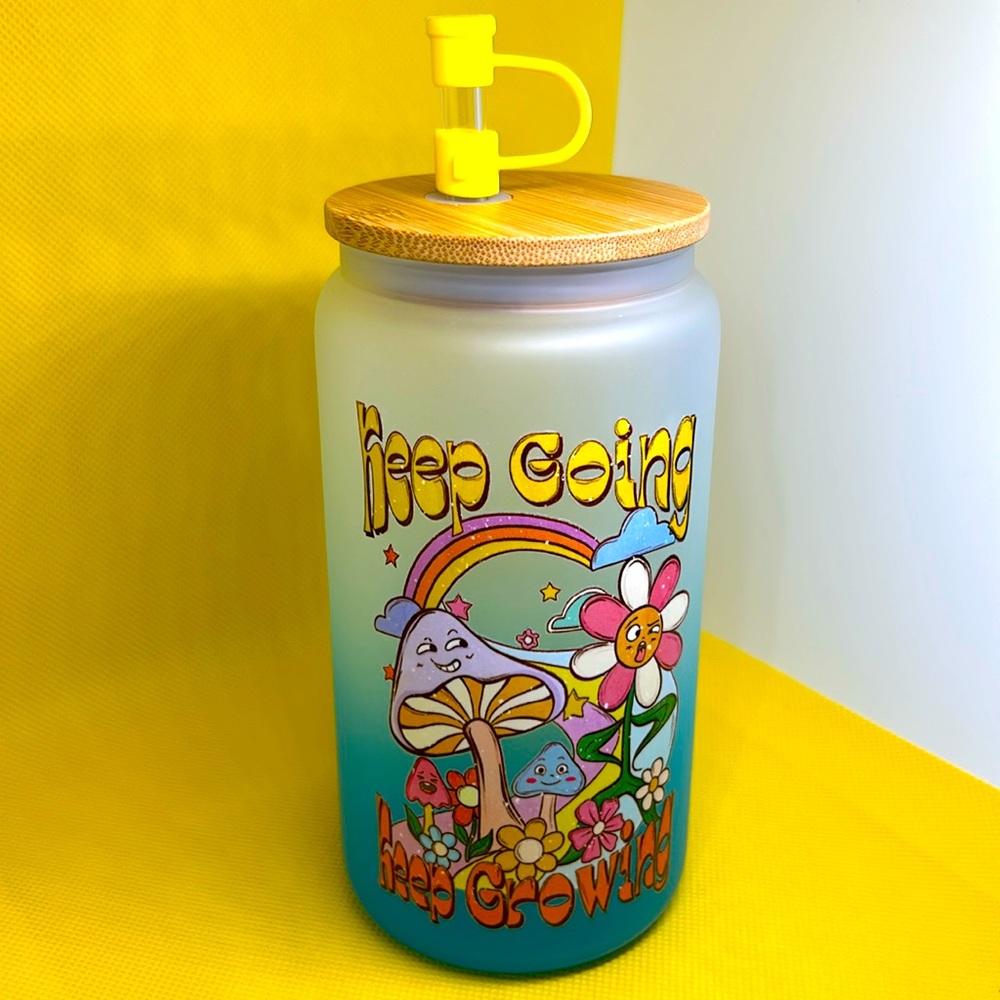 Fun & Funky Glass Cup